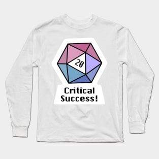 Critical Success! (Bigender) Long Sleeve T-Shirt